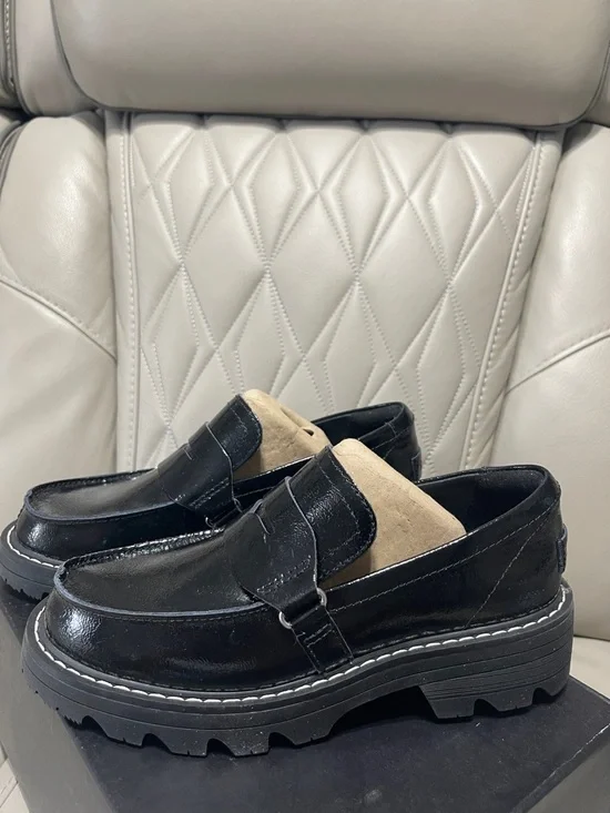 Sorel Women's Revel Ave Patent Loafers - Black - Picture 3 of 11